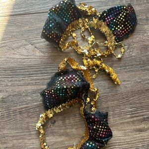 Frederick’s of Hollywood Harem Princess Costume Gypsy Genie Woman’s Belly Dancer